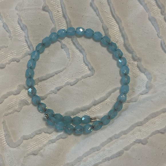 Light Blue Alex and Ani Wrap - Picture 1 of 3